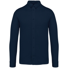 Chemise Jersey Écoresponsable Homme Bleu Navy – Native Spirit