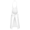 Tablier polycoton sans poche Kariban – Blanc professionnel – vue 2