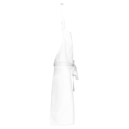 Tablier polycoton sans poche Kariban – Blanc professionnel – vue 3