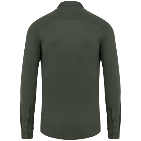 Chemise écoresponsable jersey homme Vert Kaki Native Spirit – vue 2