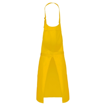 Tablier Polycoton Sans Poche Kariban – Jaune | One Size – vue 2