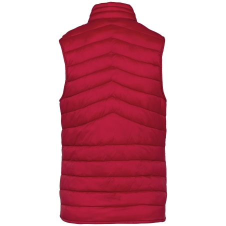 Bodywarmer écoresponsable femme Rouge Hibiscus – Native Spirit – vue 2