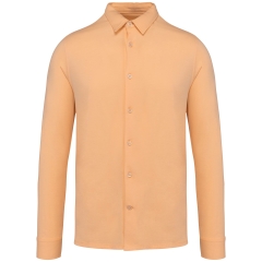Chemise écoresponsable jersey homme Orange Pastel Apricot Native Spirit