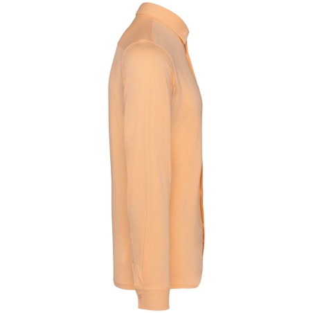 Chemise écoresponsable jersey homme Orange Pastel Apricot Native Spirit – vue 3