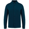 Chemise écoresponsable jersey homme Bleu Peacock – Native Spirit