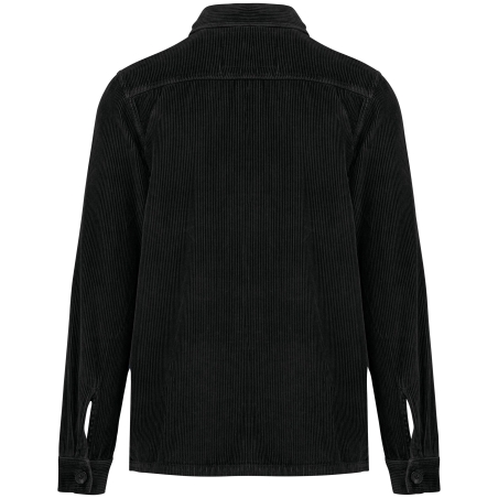 Veste en velours côtelé écoresponsable homme Noir – Native Spirit – vue 2