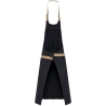 Tablier écoresponsable unisexe Carbon Kariban – Gris – vue 2