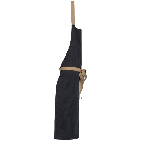 Tablier écoresponsable unisexe Carbon Kariban – Gris – vue 3