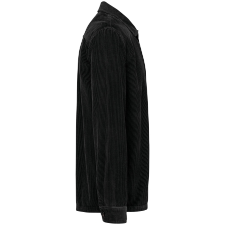 Veste en velours côtelé écoresponsable homme Noir – Native Spirit – vue 3