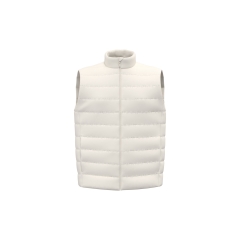 Bodywarmer matelassé écoresponsable homme Native Spirit – Blanc (Ivory)