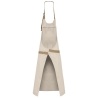 Tablier écoresponsable unisexe Beige (Écume) – Kariban – vue 2