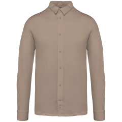 Chemise jersey écoresponsable homme Beige – Native Spirit