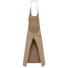 Tablier écoresponsable unisexe Hemp (Beige) – Kariban – vue 2
