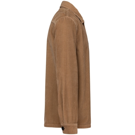 Veste velours côtelé écoresponsable homme Marron – Native Spirit – vue 3