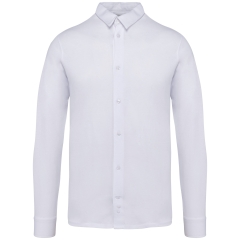 Chemise écoresponsable jersey homme Blanc – Native Spirit