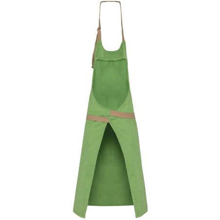 Tablier écoresponsable unisexe Vert Meadow Green Kariban – vue 2