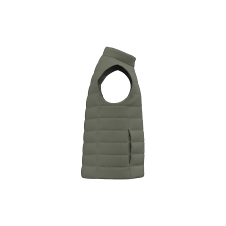 Bodywarmer écoresponsable matelassé homme Vert Khaki – Native Spirit – vue 3