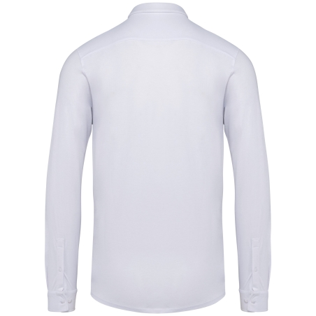 Chemise écoresponsable jersey homme Blanc – Native Spirit – vue 2