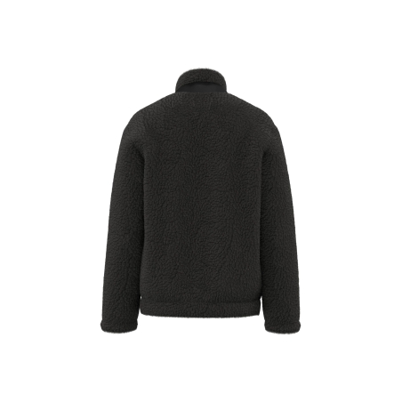 Veste sherpa écoresponsable unisexe Native Spirit – Noir – vue 2