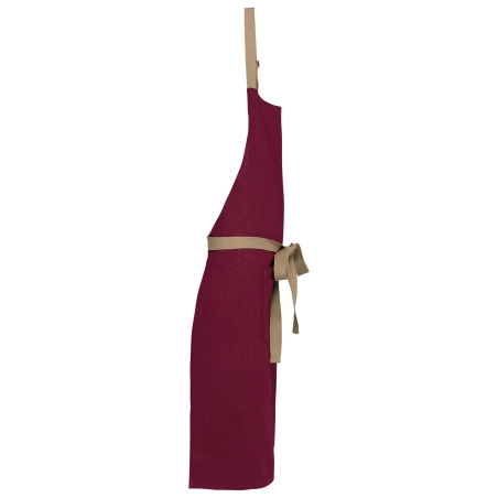 Tablier écoresponsable unisexe Rose Rosewood Kariban – vue 3