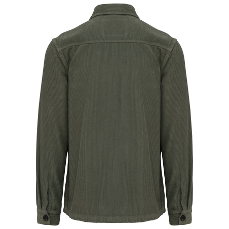 Veste écoresponsable en velours côtelé homme Vert – vue 2