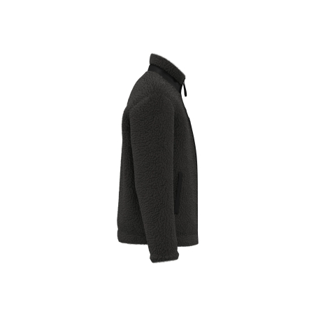 Veste sherpa écoresponsable unisexe Native Spirit – Noir – vue 3