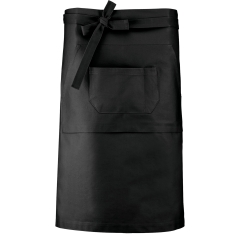Tablier Coton Long Noir Kariban – Tablier Pro Personnalisé