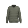 Veste matelassée écoresponsable col teddy Native Spirit – Vert Kaki