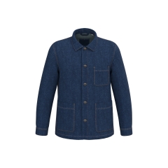 Veste en jean écoresponsable unisexe Denim Native Spirit – Bleu