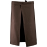Tablier coton long Kariban – Marron | Tablier professionnel – vue 2