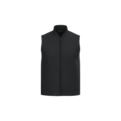 Bodywarmer rembourré coton bio col teddy Native Spirit Noir
