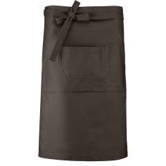 Tablier coton long gris Kariban – Taille unique
