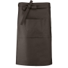 Tablier coton long gris Kariban – Taille unique
