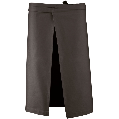 Tablier coton long gris Kariban – Taille unique – vue 2