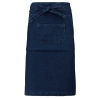 Tablier coton long Denim Kariban – Bleu délavé