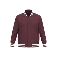 Veste Teddy Rembourrée Écoresponsable Bordeaux Native Spirit