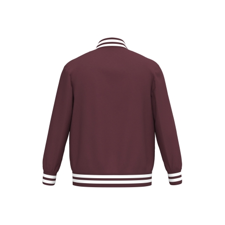 Veste Teddy Rembourrée Écoresponsable Bordeaux Native Spirit – vue 2