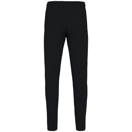 Jogging French Terry écoresponsable unisexe Noir – Native Spirit – vue 2