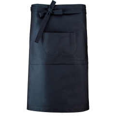 Tablier coton long Marine Kariban – Tablier professionnel personnalisé