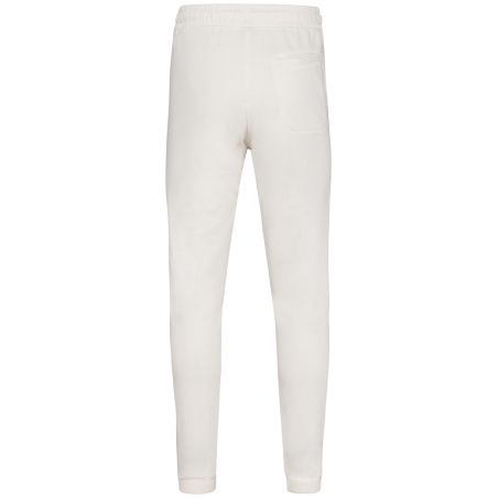 Jogging French Terry Unisexe Blanc Washed Ivory – Native Spirit – vue 2