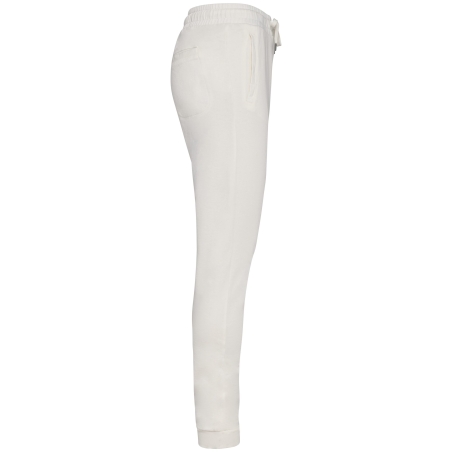 Jogging French Terry Unisexe Blanc Washed Ivory – Native Spirit – vue 3