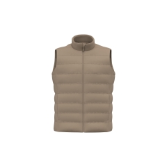 Bodywarmer matelassé écoresponsable femme Beige Native Spirit