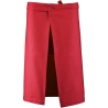 Tablier coton long Rouge Kariban – Tablier professionnel personnalisé – vue 2