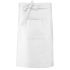 Tablier coton long blanc Kariban – tablier de cuisine personnalisé
