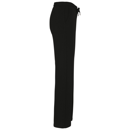 Pantalon jogging French Terry écoresponsable femme Noir Native Spirit – vue 3