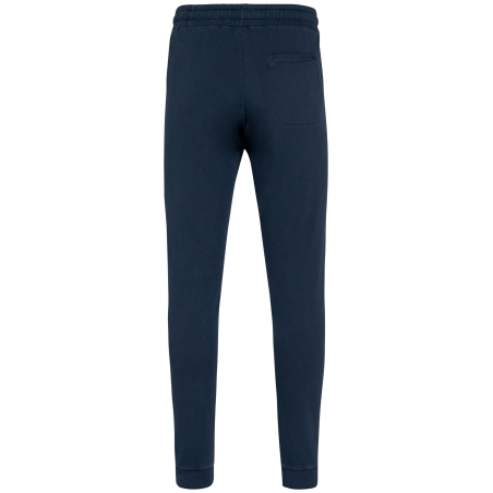 Jogging French Terry écoresponsable unisexe Bleu Navy – Native Spirit – vue 2