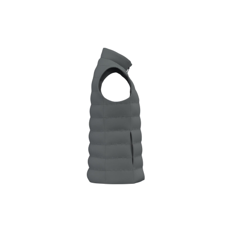 Bodywarmer écoresponsable matelassé femme Gris – Native Spirit – vue 3