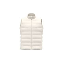 Bodywarmer femme écoresponsable matelassé beige Native Spirit