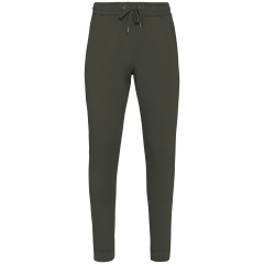 Jogging French Terry Écoresponsable Unisexe Vert Kaki – Native Spirit