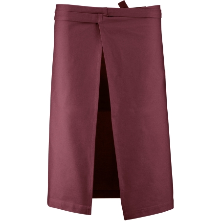 Tablier Coton Long Bordeaux Kariban – Tablier Professionnel Personnalisé – vue 2